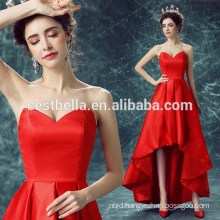 Elegant Lady Sexy Red Cocktail Gowns Deep V Off Shoulder Maxi New Design Evening Dress 2017